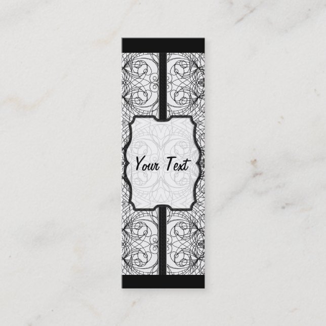 Bokmärken, Affärskort indian stil Mini Visitkort (Framsida)