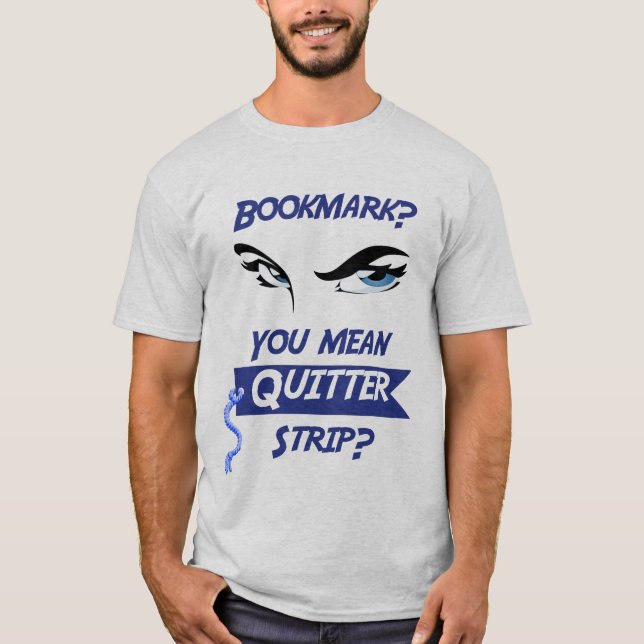 Bokmärkeskjorta T Shirt (Framsida)