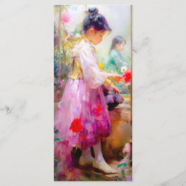 Bokmärket för blommornas skönhet meny