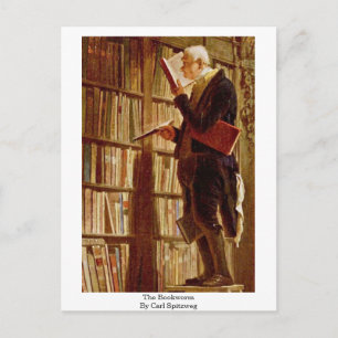 Bokmask av Carl Spitzweg Vykort