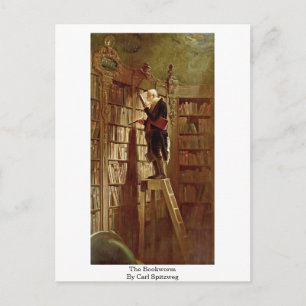 Bokmask av Carl Spitzweg Vykort