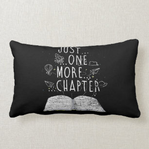 bokmask bara ett kapitel till som läser bokar lumbarkudde