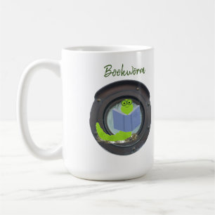 Bokmask i en koajuta fönster kaffemugg
