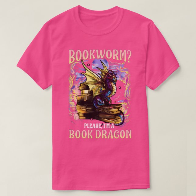 Bokmask, Im A Bok Dragon Funny Citat T Shirt (Design framsida)