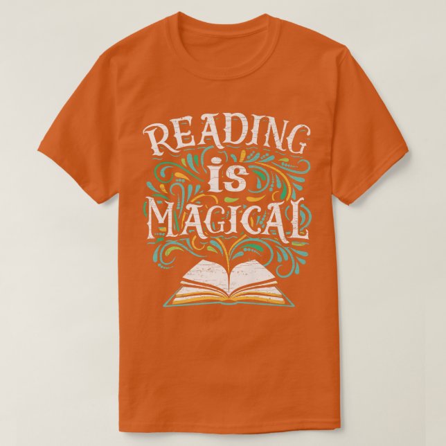 Bokmaskläsning är Bok Älskare i magiska T Shirt (Design framsida)