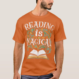 Bokmaskläsning är Bok Älskare i magiska T Shirt