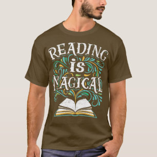 Bokmaskläsning är Bok Älskare i magiska T Shirt