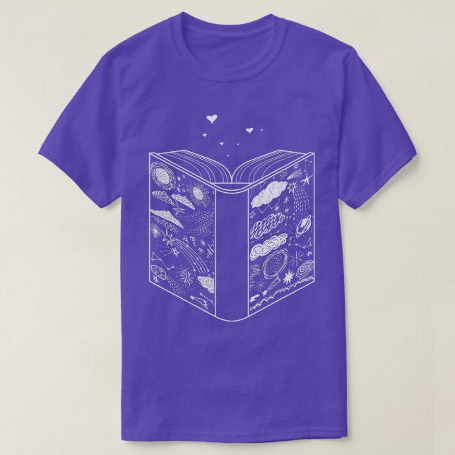 Bokmaskläsning för Bok Älskare Reader T Shirt (Design framsida)
