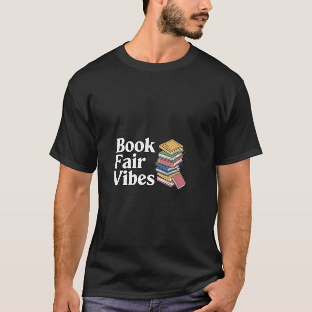 Bokmässa stämningar läsar nostalgi -------- t shirt (Framsida)
