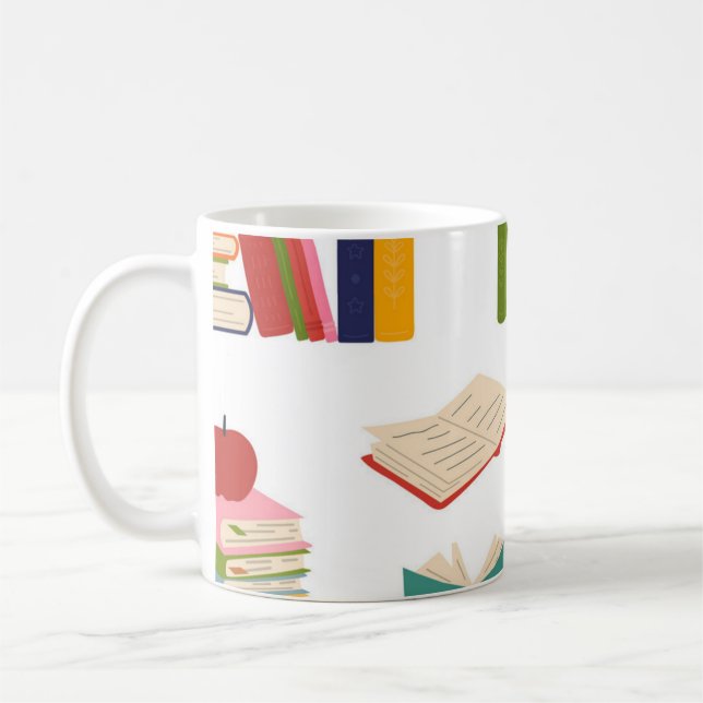 Bokmönster Kaffemugg (Vänster)