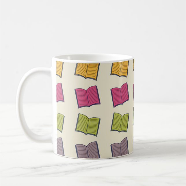 Bokmönster Kaffemugg (Vänster)