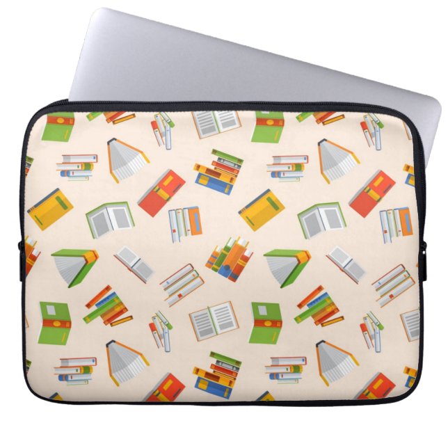 Bokmönster Laptop Fodral (Framsidan)