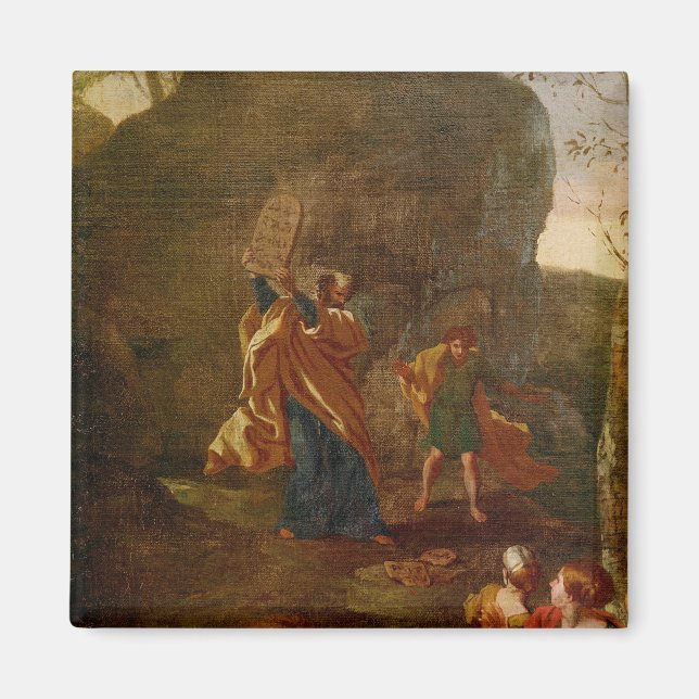 Bokningen av Golden Calf, före 1634 Magnet (Framsidan)