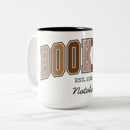 Boknörd Est. 20XX Två-Tonad Mugg