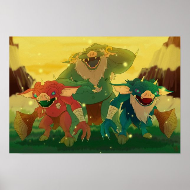 Bokoblin Trio Poster (Framsidan)