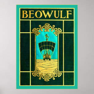Bokomslag för Beowulf ~-vintage Poster