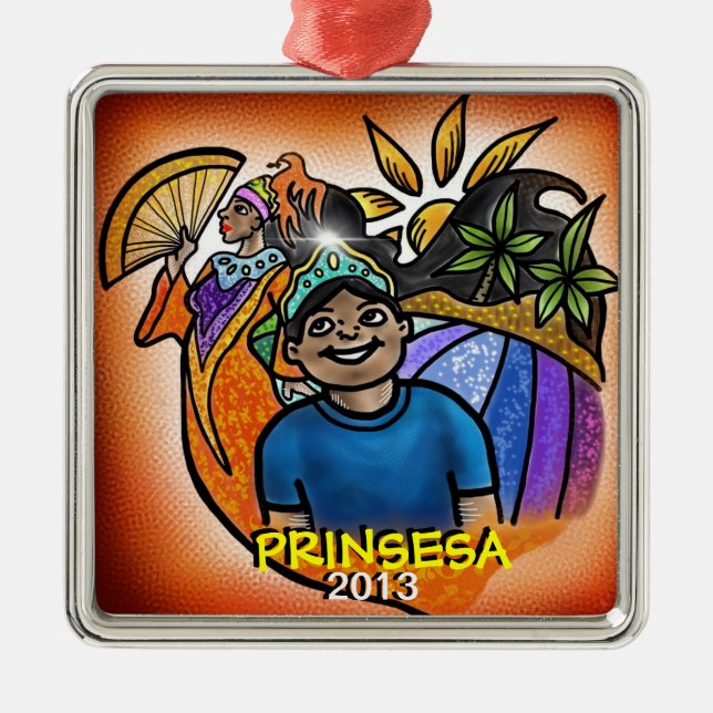 Bokomslagprydnad Julgransprydnad Metall (Framsidan)