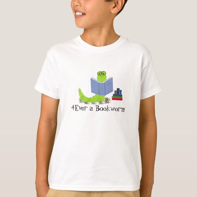 Bokorm för evigt t shirt (Framsida)