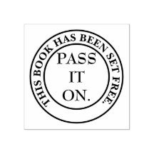 Bokplåt för att uppmuntra delning av bok