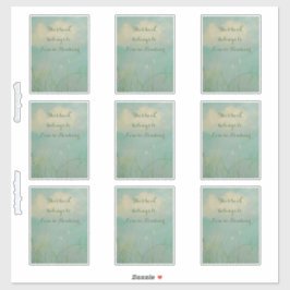 Bokplåtsfären "Kansas" Klistermärken