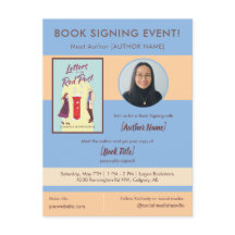 Boksignering Evenemang Författaruppträdande Blå