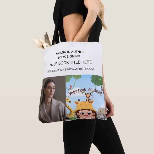 Boksignering | Författares boklansering Promotiona Tygkasse (Närbild)