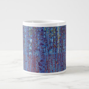 Bokskog av Gustav Klimt, Vintage Art Nouveau Jumbo Mugg