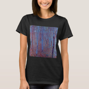 Bokskog av Gustav Klimt, Vintage Art Nouveau T Shirt
