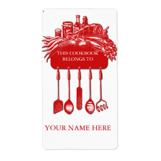 Bokskylt för insamling av böcker för kokbok ... fraktsedel