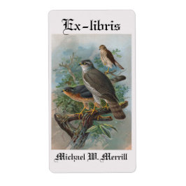 Bokskylt för Sparrow Hawk Fraktsedel
