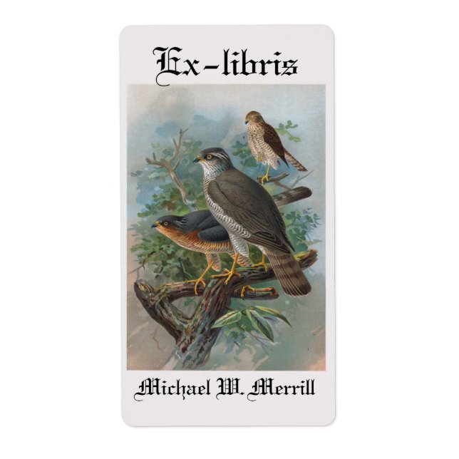 Bokskylt för Sparrow Hawk Fraktsedel (Framsidan)