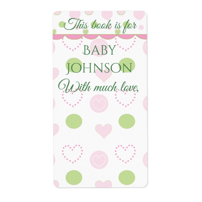 Bokskylten "Sugar & Spice" Lakan av 8 Fraktsedel (Framsidan)