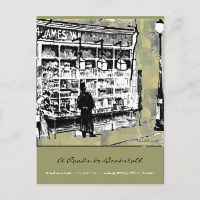 Bokstall Vykort (Framsida)