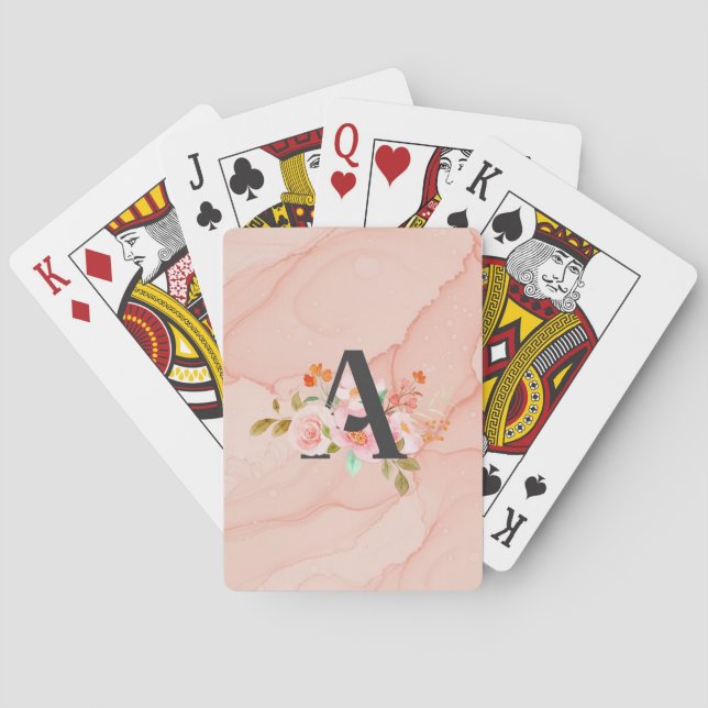 Bokstav A Casinokort (Baksidan)