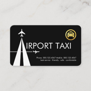 Bokstav A Landningsbana Flygplats Taxi Visitkort