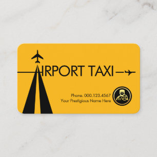 Bokstav-A Landningsbana Flygplats Taxi Visitkort