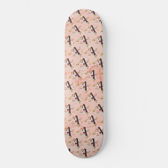 Bokstav A Mini Skateboard Bräda 18,5 Cm (Framsida)