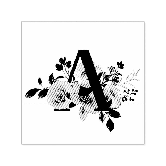 Bokstav A Självfärgande Stämpel (Design)