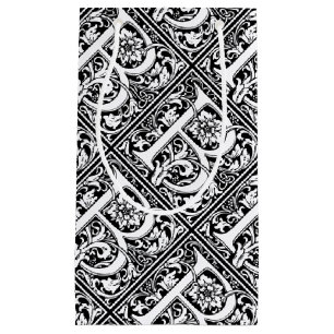 Bokstav B Medeltida Monogram Art Nouveau