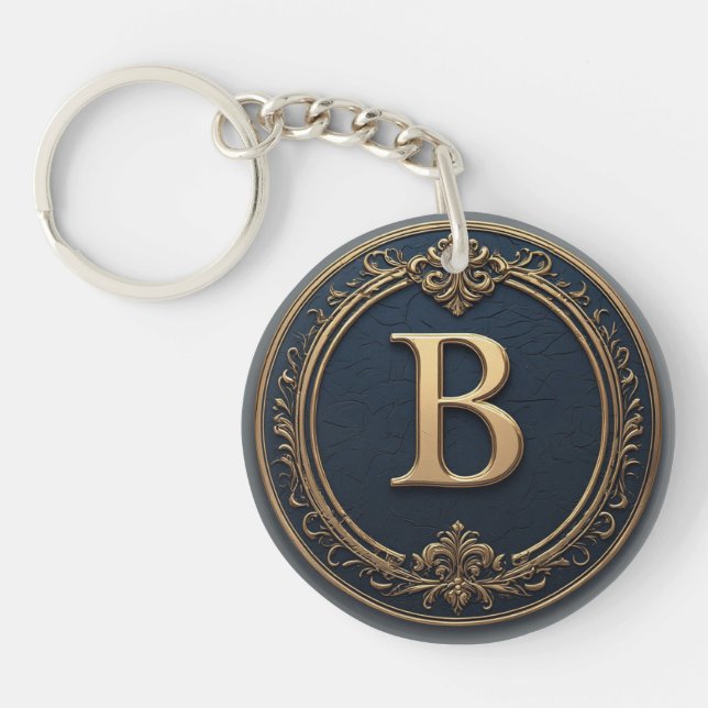 🔷 Bokstav B Monogrampresent För Honom 🔑 (Framsidan)
