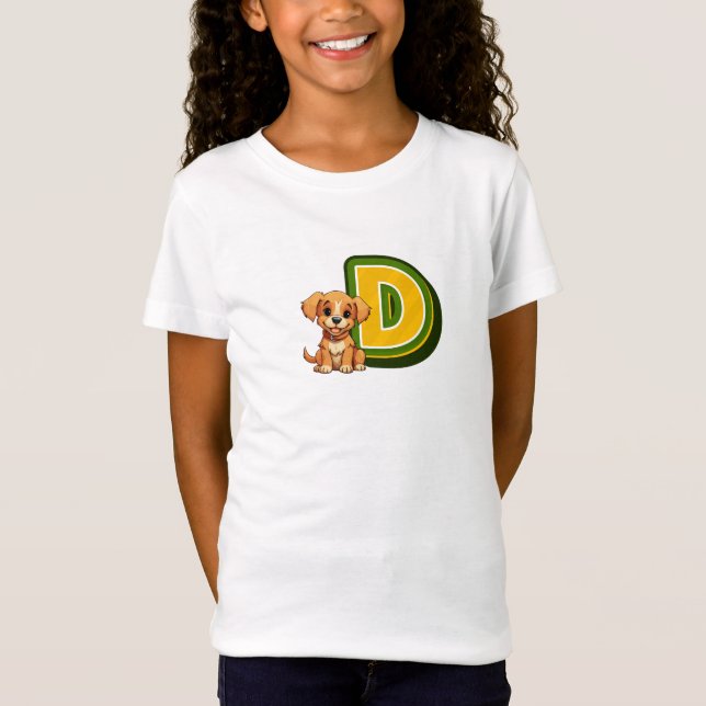 Bokstav D T Shirt (Framsida)