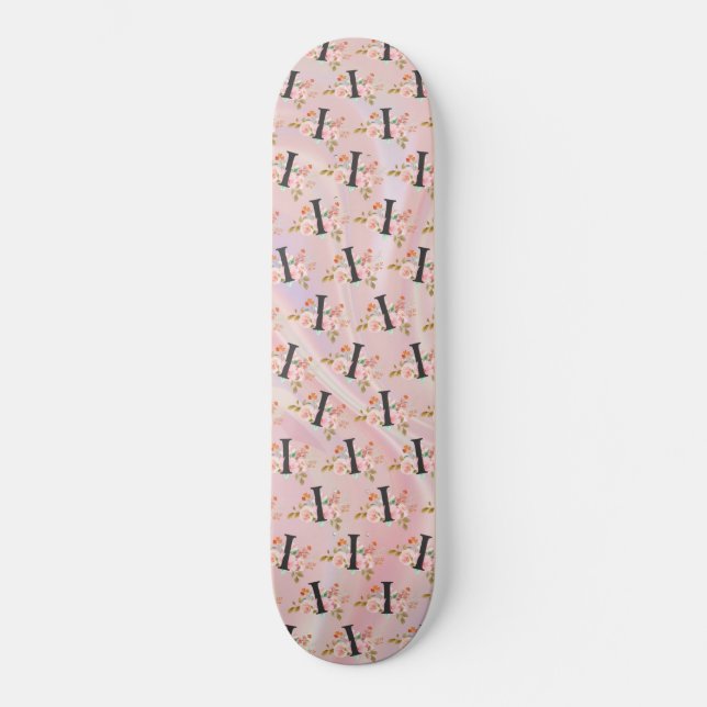 Bokstav I Mini Skateboard Bräda 18,5 Cm (Framsida)
