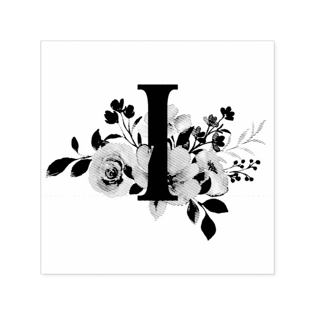 Bokstav I Självfärgande Stämpel (Design)