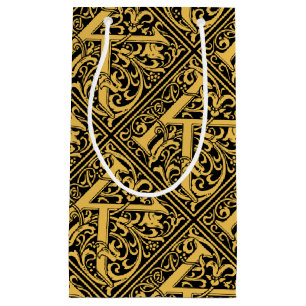Bokstav K Medeltida Monogram Art Nouveau