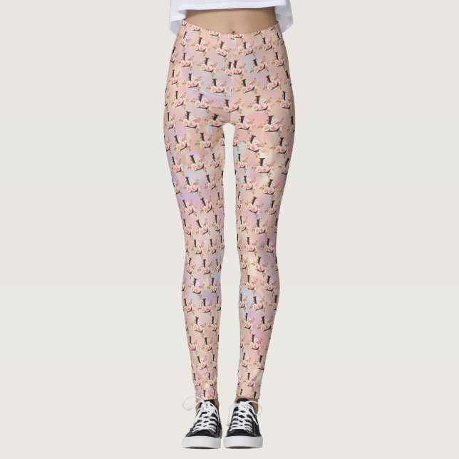 Bokstav L Leggings (Framsida)