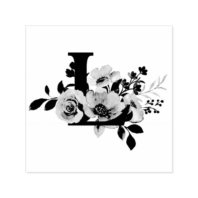 Bokstav L Självfärgande Stämpel (Design)