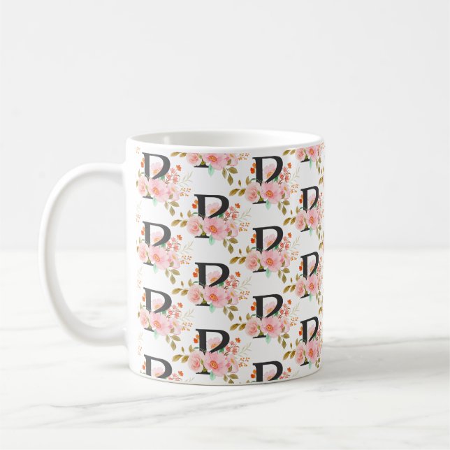 Bokstav P Kaffemugg (Vänster)