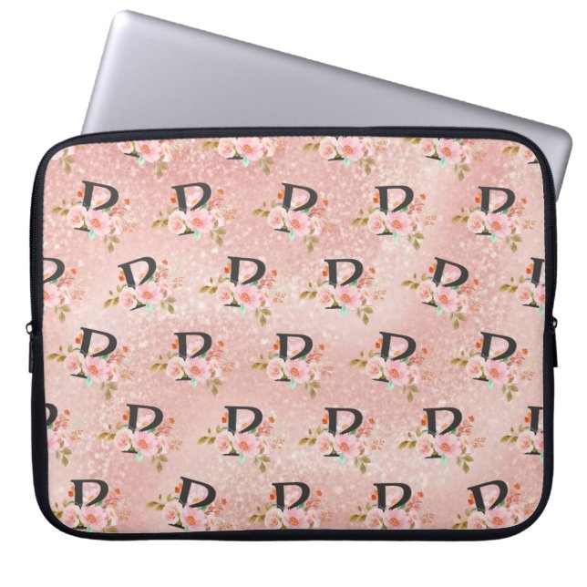 Bokstav P Laptop Fodral (Framsidan)