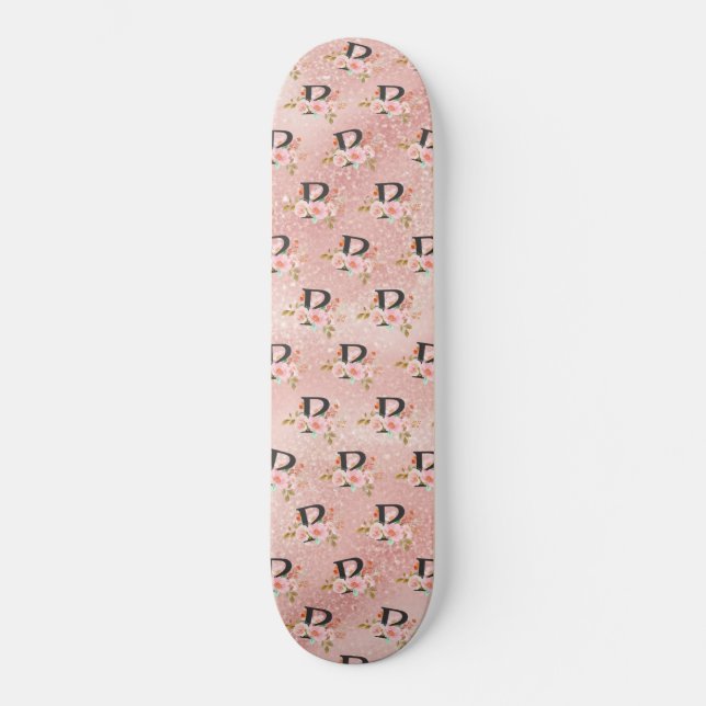 Bokstav P Mini Skateboard Bräda 18,5 Cm (Framsida)
