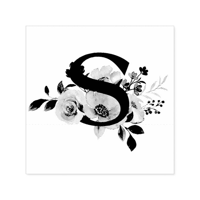Bokstav S Självfärgande Stämpel (Design)